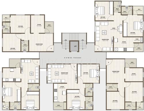 Images for Cluster Plan of Savaliya Krish Avenue II