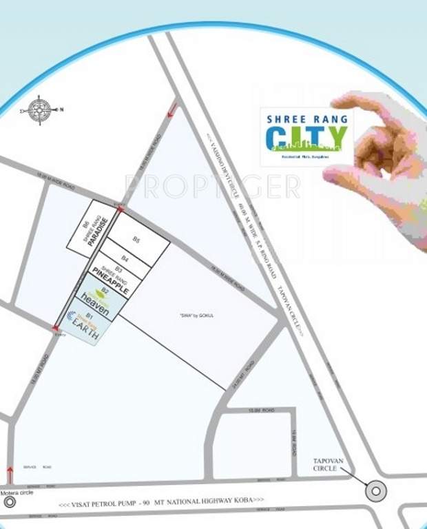city Images for Location Plan of Shree Rang City