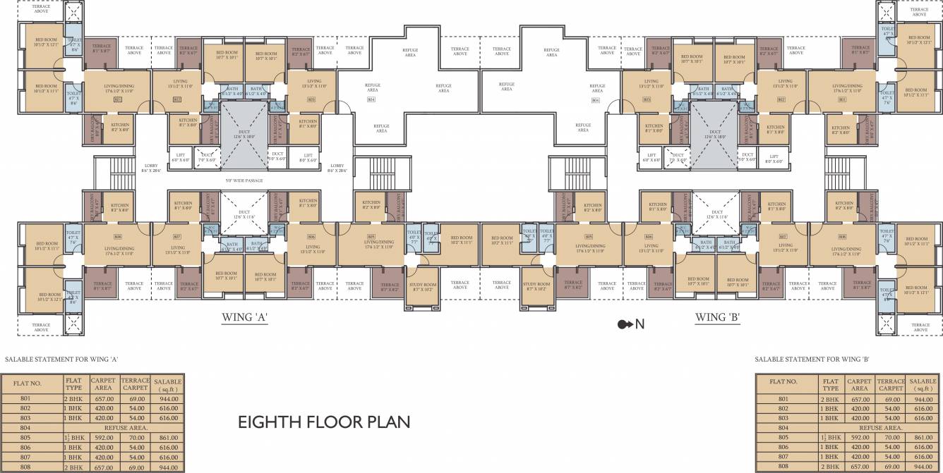 Images for Cluster Plan of Tribute Vihana
