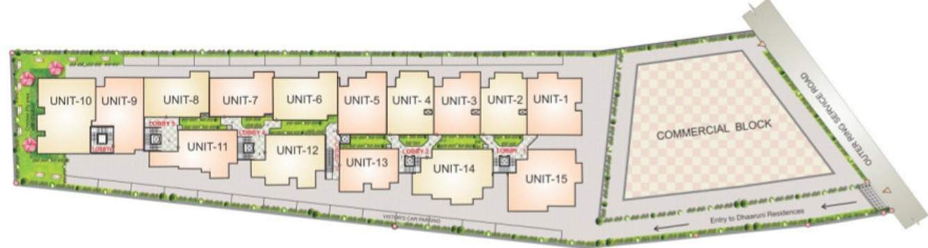 Images for Cluster Plan of Saakara Dhaaruni Residences
