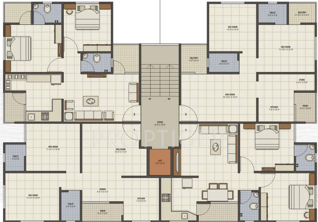 Images for Cluster Plan of Savaliya Krish Exotica
