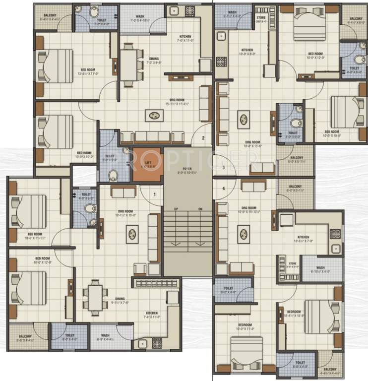 Images for Cluster Plan of Savaliya Krish Exotica