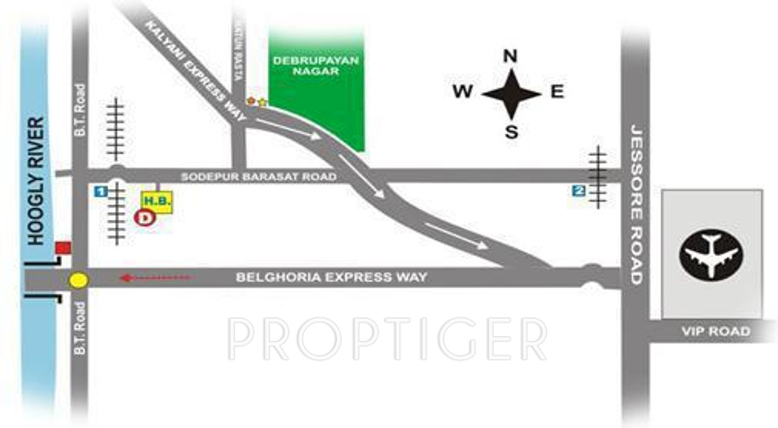 Images for Location Plan of Debrupayan De Nature Plot