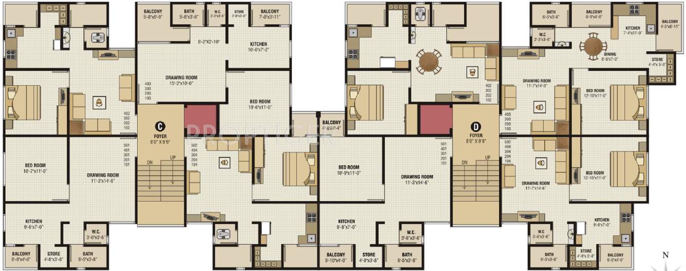 Images for Cluster Plan of Savaliya Builders Krish Residency II