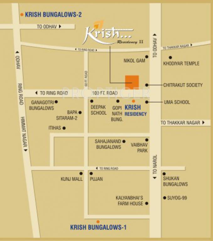 Images for Location Plan of Savaliya Builders Krish Residency II