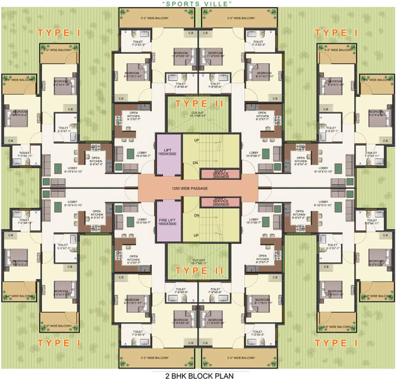 Images for Cluster Plan of HCBS Sports Ville