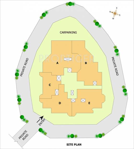flairalliance-builders-and-developers corbel Site Plan