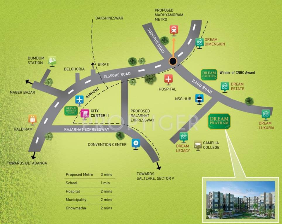 dream pratham Images for Location Plan of Jain Dream Pratham