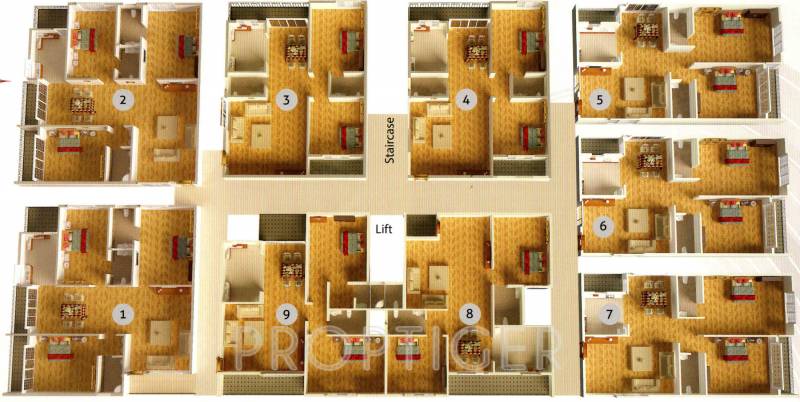 Images for Layout Plan of Meva Lake View Residency
