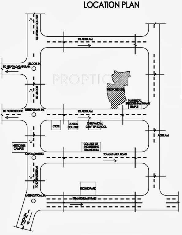 Images for Location Plan of Sowparnika Vaishnavam