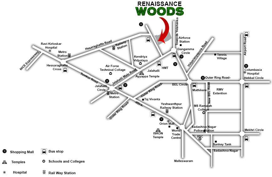 woods 2 Images for Location Plan of Renaissance Woods 2