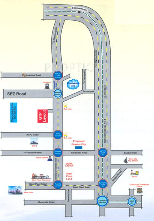 Images for Location Plan of Godaavari Sai Ram Gardens