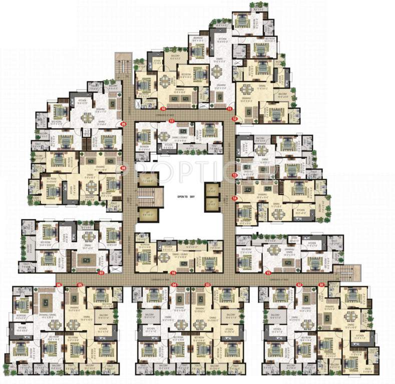  horizon Images for Cluster Plan of Vardhman Horizon