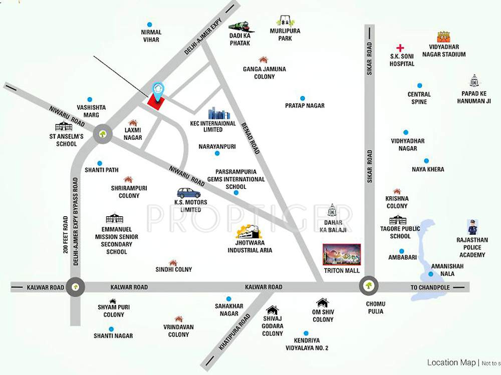  horizon Images for Location Plan of Vardhman Horizon