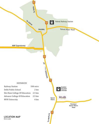 Images for Location Plan of Deswal Shivalik Springs Apartments