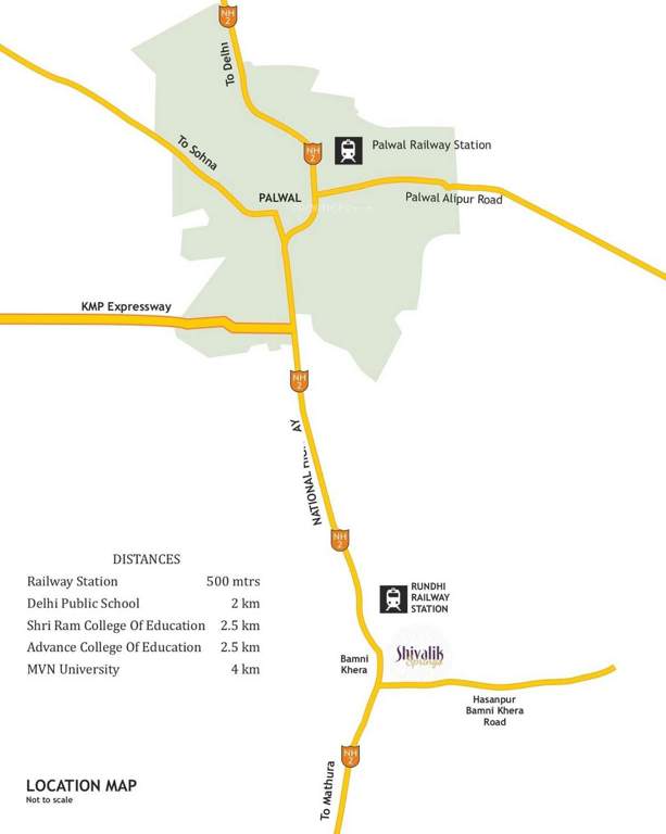 Images for Location Plan of Deswal Shivalik Springs Apartments