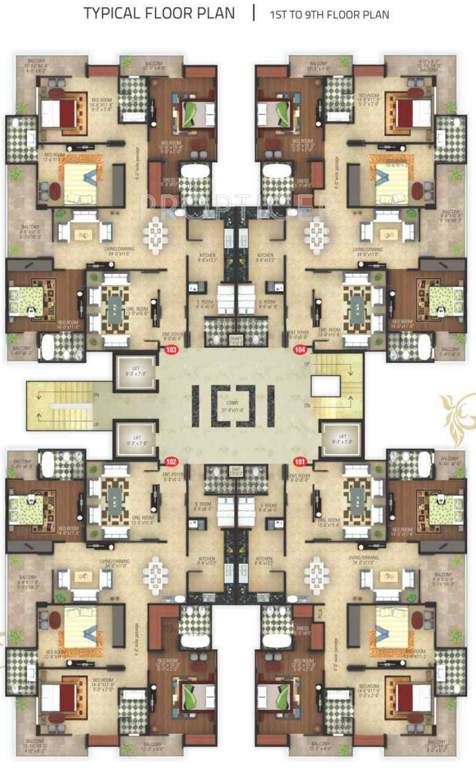 Images for Cluster Plan of SDC Ashok Millborn