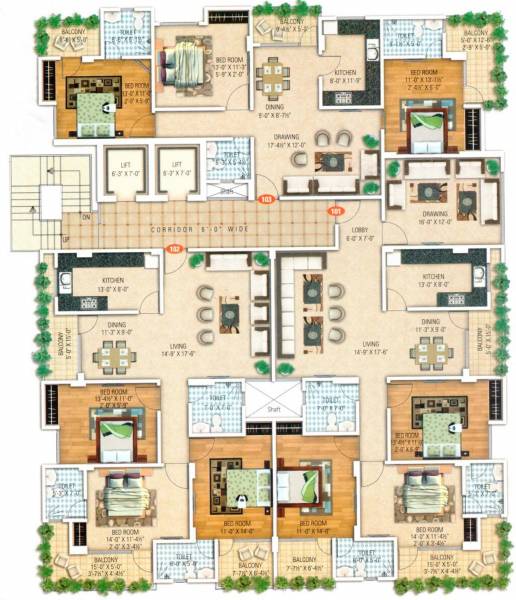 Images for Cluster Plan of SDC Suman Abode
