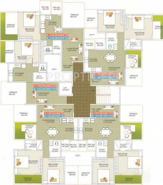 Images for Cluster Plan of Uday Constructions Glorious Park