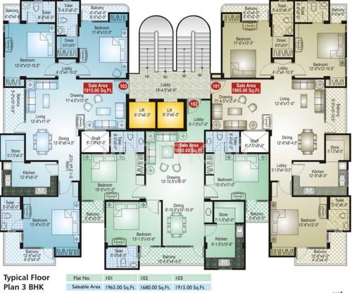 Images for Cluster Plan of SDC Basant Kunj