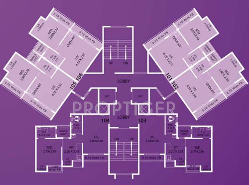 Images for Cluster Plan of Haware Dahlia Bldg A D And E