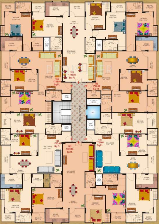 Images for Cluster Plan of SDC Victorian Empire