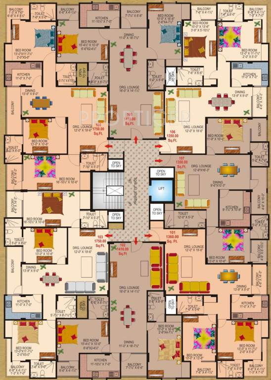 Images for Cluster Plan of SDC Victorian Empire