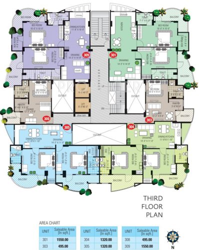 Images for Cluster Plan of SDC Karan Heights
