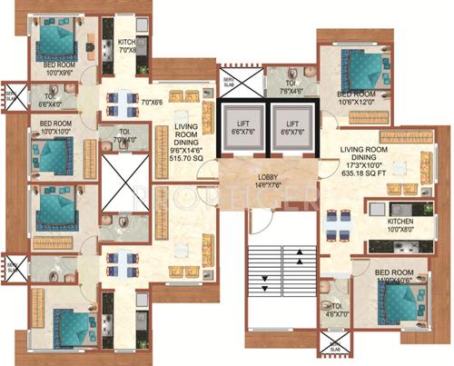 Images for Cluster Plan of Sanghvi Estoria Heights
