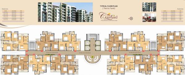  courtyard Images for Cluster Plan of SDC Courtyard