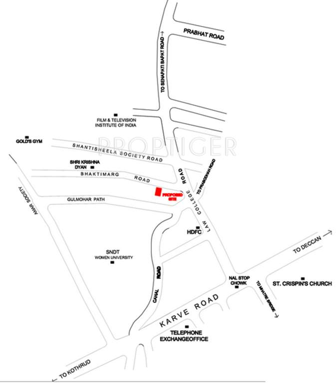 Images for Location Plan of Stark Bhakti Royale