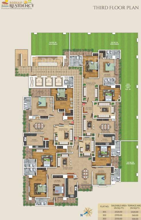 Images for Cluster Plan of SDC Roshan Residency