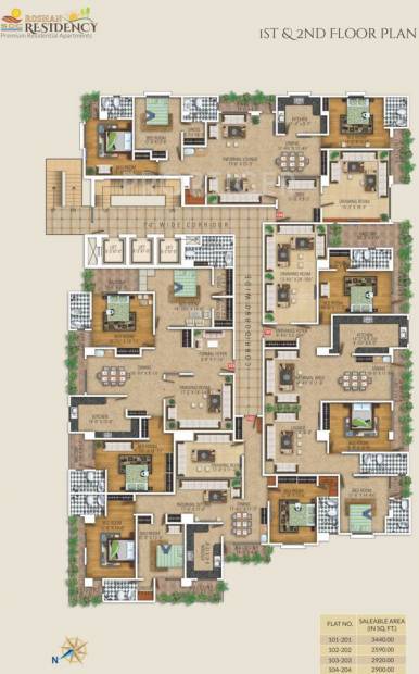 Images for Cluster Plan of SDC Roshan Residency
