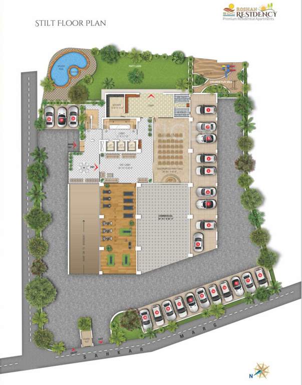Images for Cluster Plan of SDC Roshan Residency