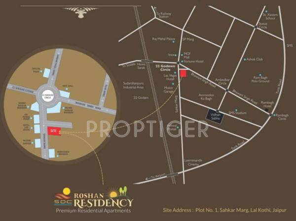 Images for Location Plan of SDC Roshan Residency Images for Location Plan of SDC Roshan Residency