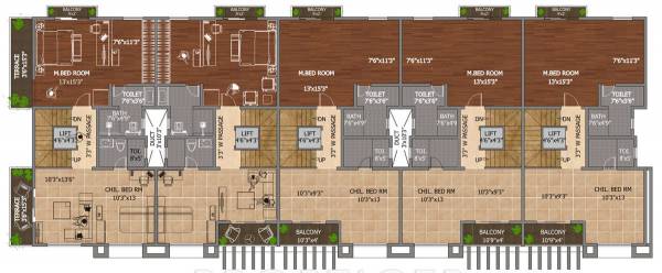 Images for Cluster Plan of Taksheel De Paradiso Images for Cluster Plan of Taksheel De Paradiso