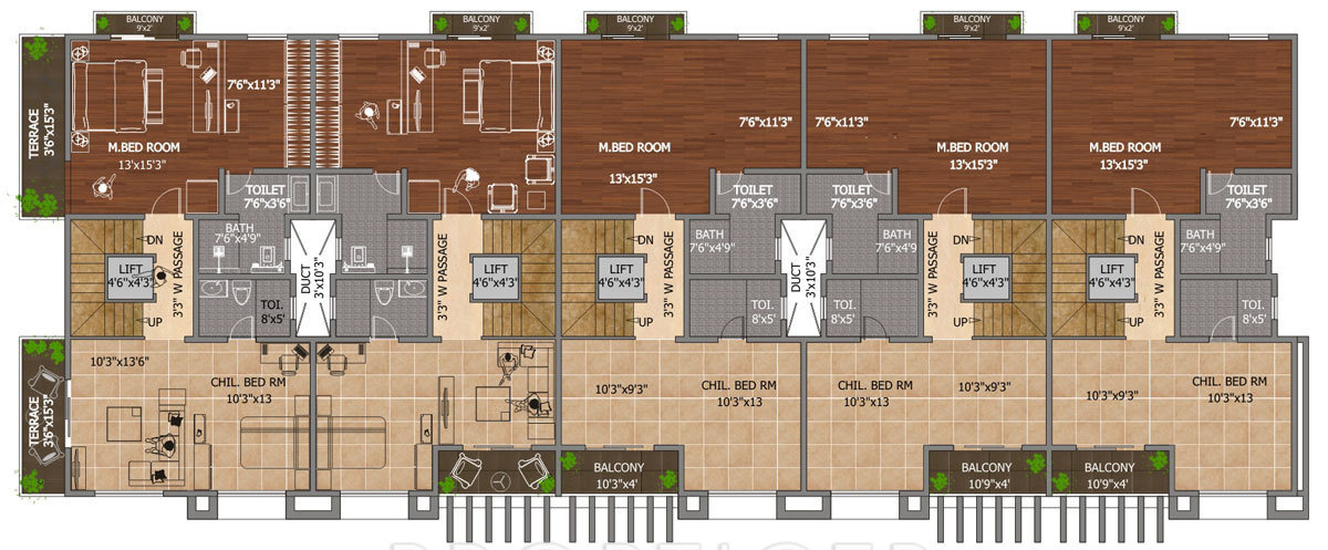 Images for Cluster Plan of Taksheel De Paradiso