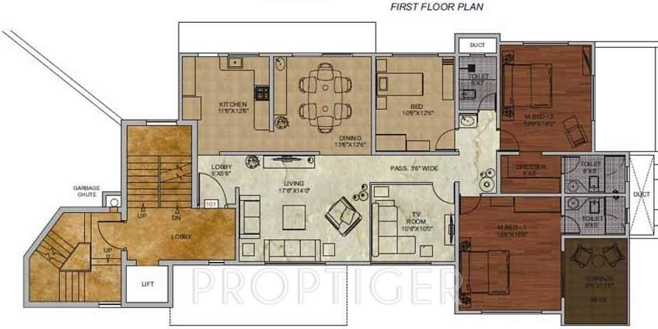 Images for Cluster Plan of Taksheel Bellmount Apartment