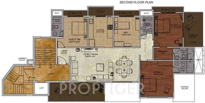 Images for Cluster Plan of Taksheel Bellmount Apartment