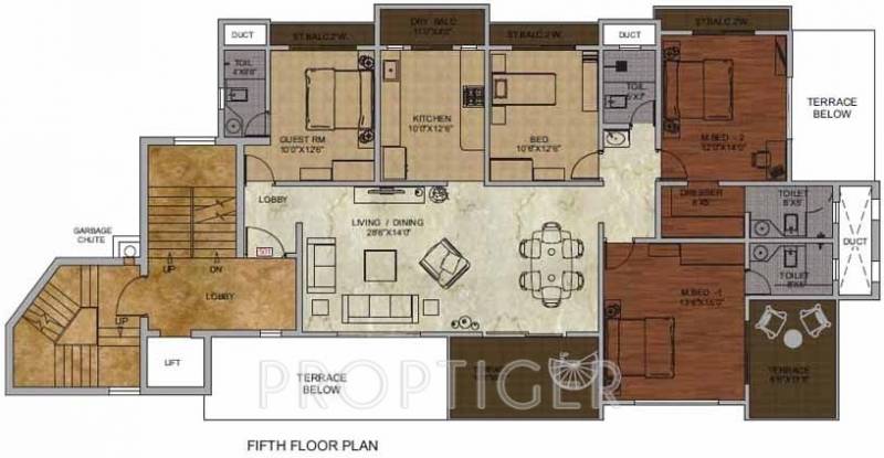 Images for Cluster Plan of Taksheel Bellmount Apartment
