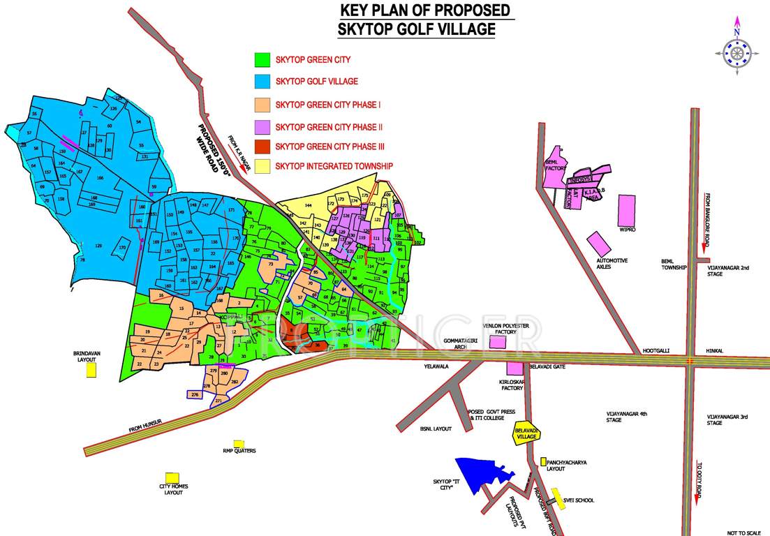Images for Location Plan of Skytop Golf Village Villas