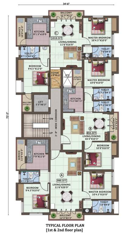 Images for Cluster Plan of KCee Kamalam