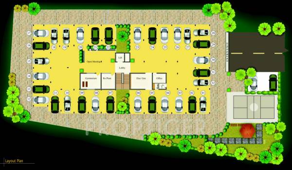 Images for Layout Plan of Global Habitat Pvt Ltd Daffodil