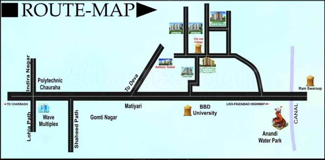  royal enclave Location Plan