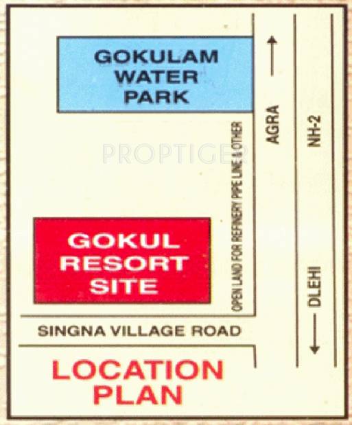 j-r-coloniser gokul-resorts Location Plan