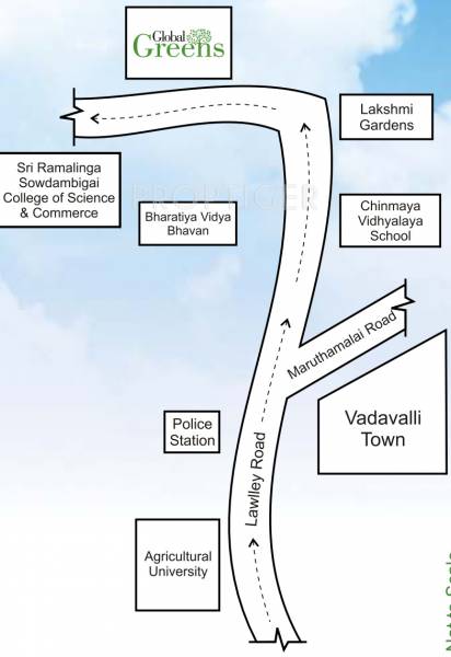  greens Location Plan