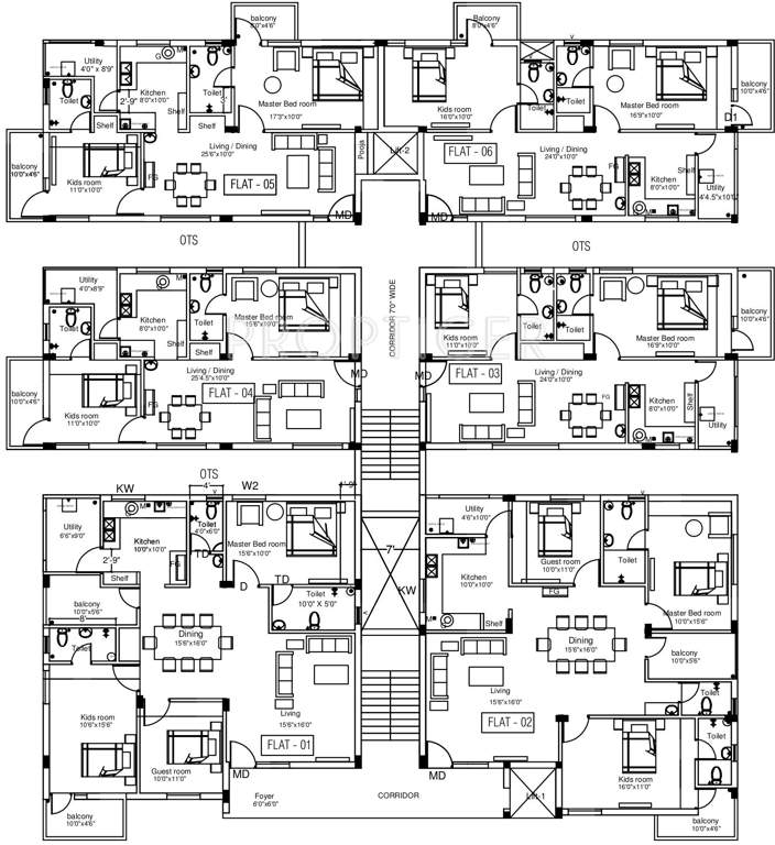 Images for Cluster Plan of AV Properties India Nest
