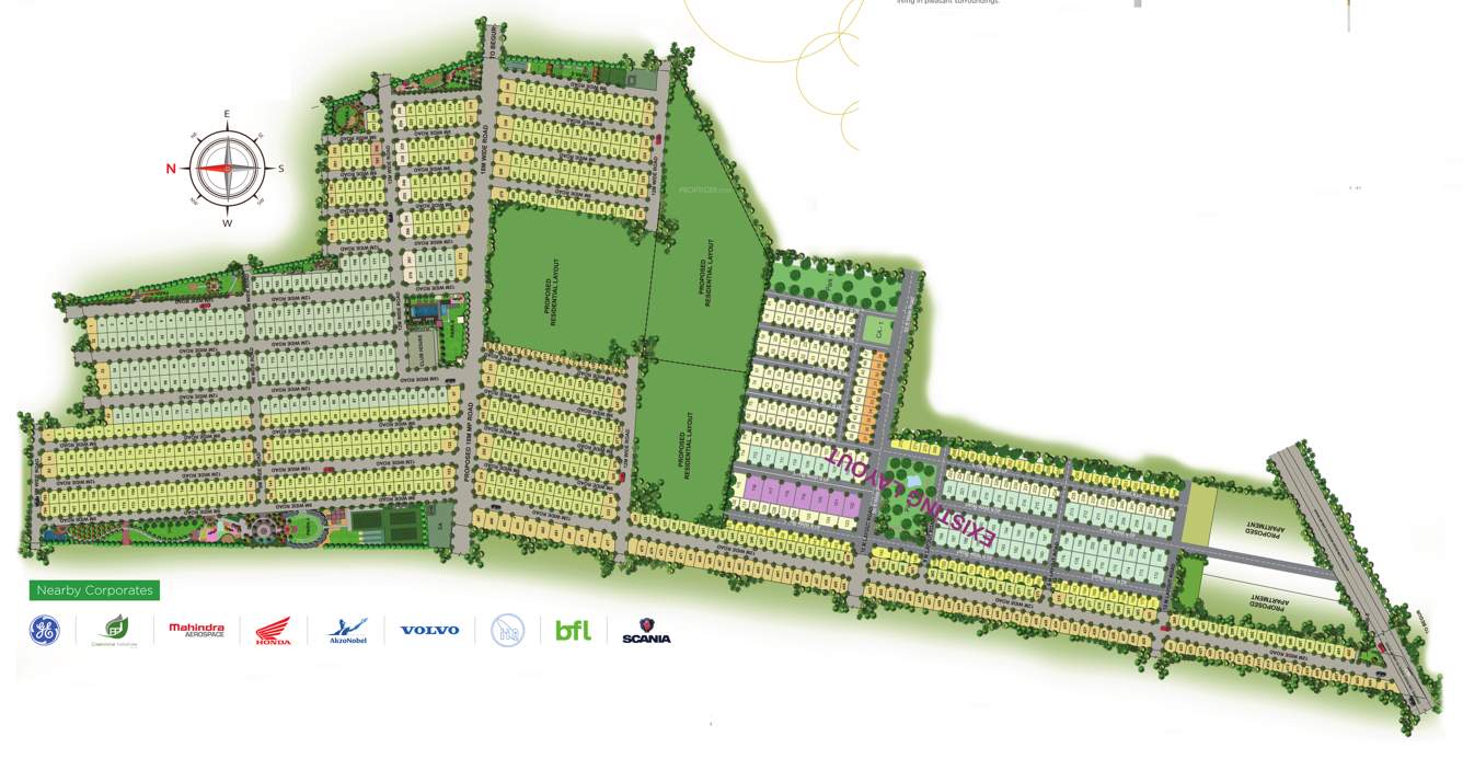  eco city Layout Plan
