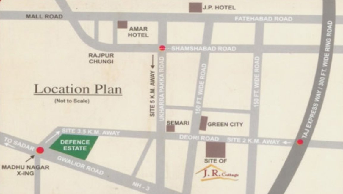  cottage Location Plan