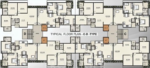  heights Images for Cluster Plan of Vaishnodevi Heights